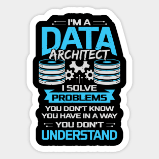 Funny Data Architecture Architect Gift Sticker